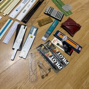 Mix Brands Of Vintage Lot of  Architectural and Engineer Drafting Tools/Rulers
